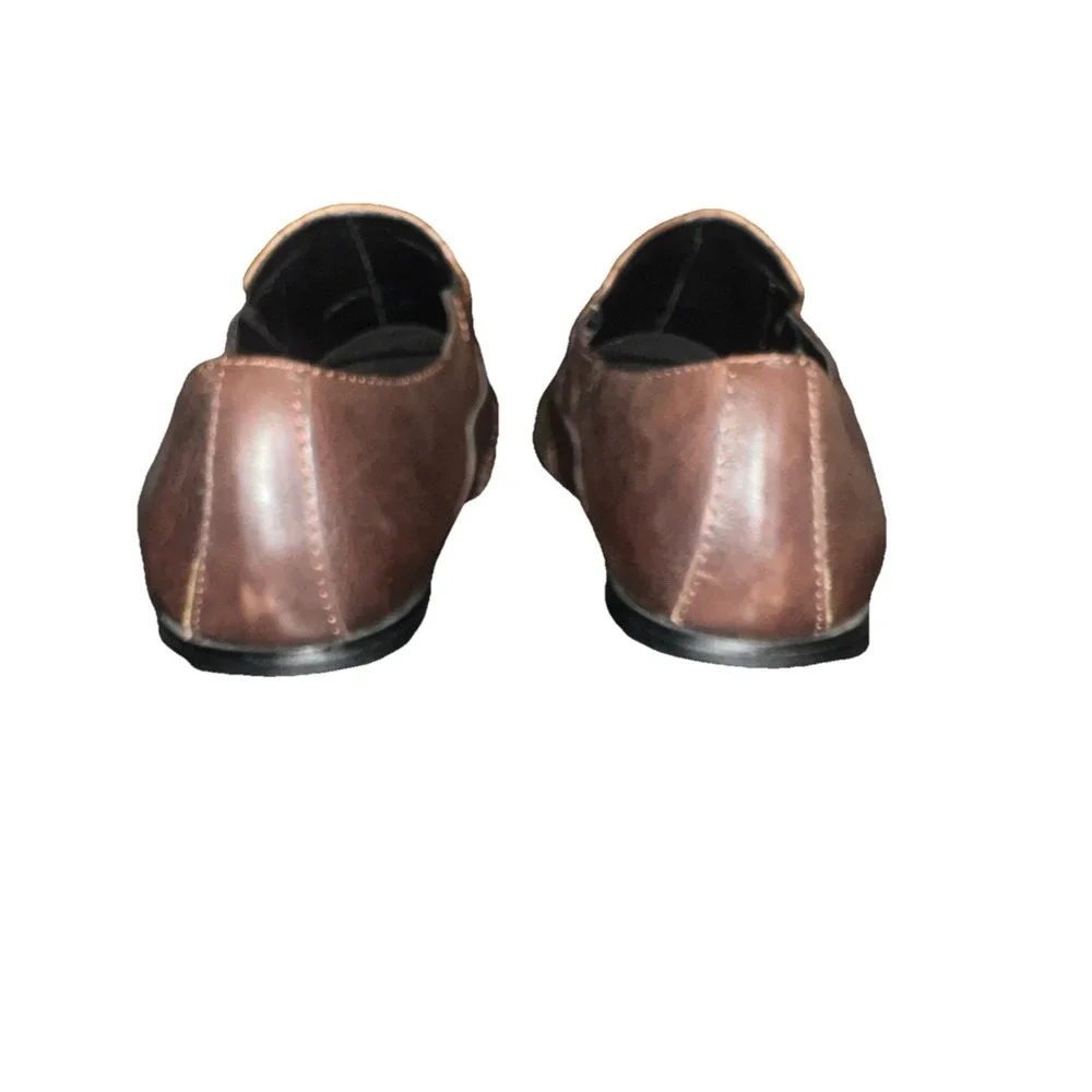 18/CoogerLove Men's 10.5 Leather Croc Monk Strap Slip-On Dress Shoes Pointed Toe